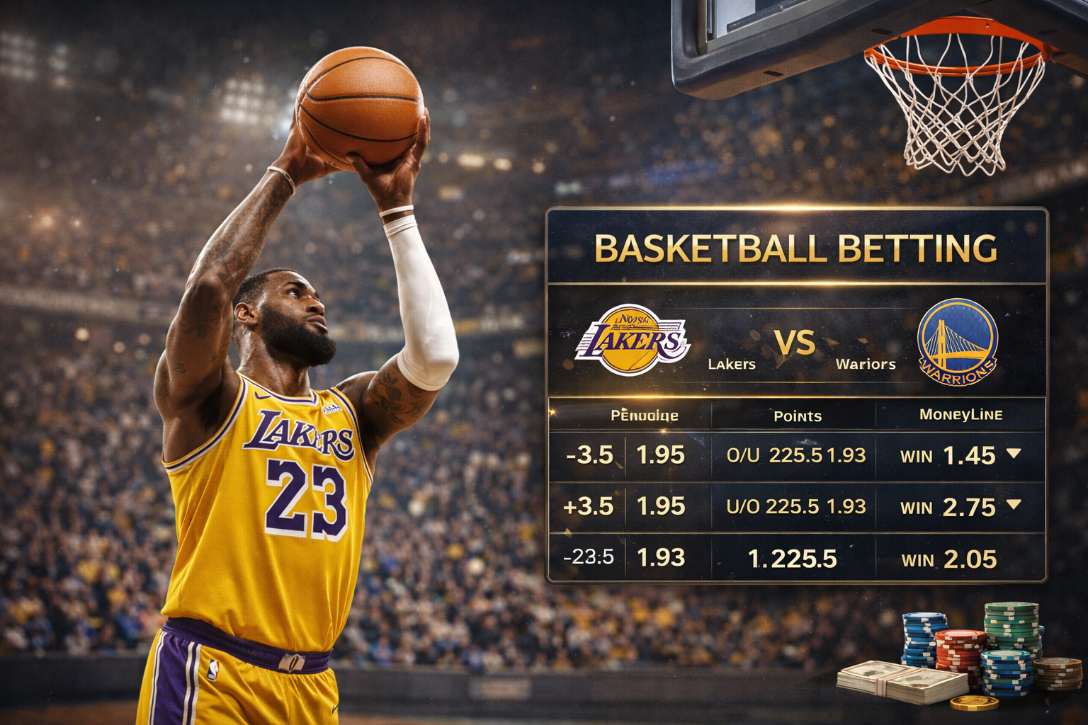 การแข่งขันบาสเกตบอล NBA และราคาต่อรองในเว็บพนัน