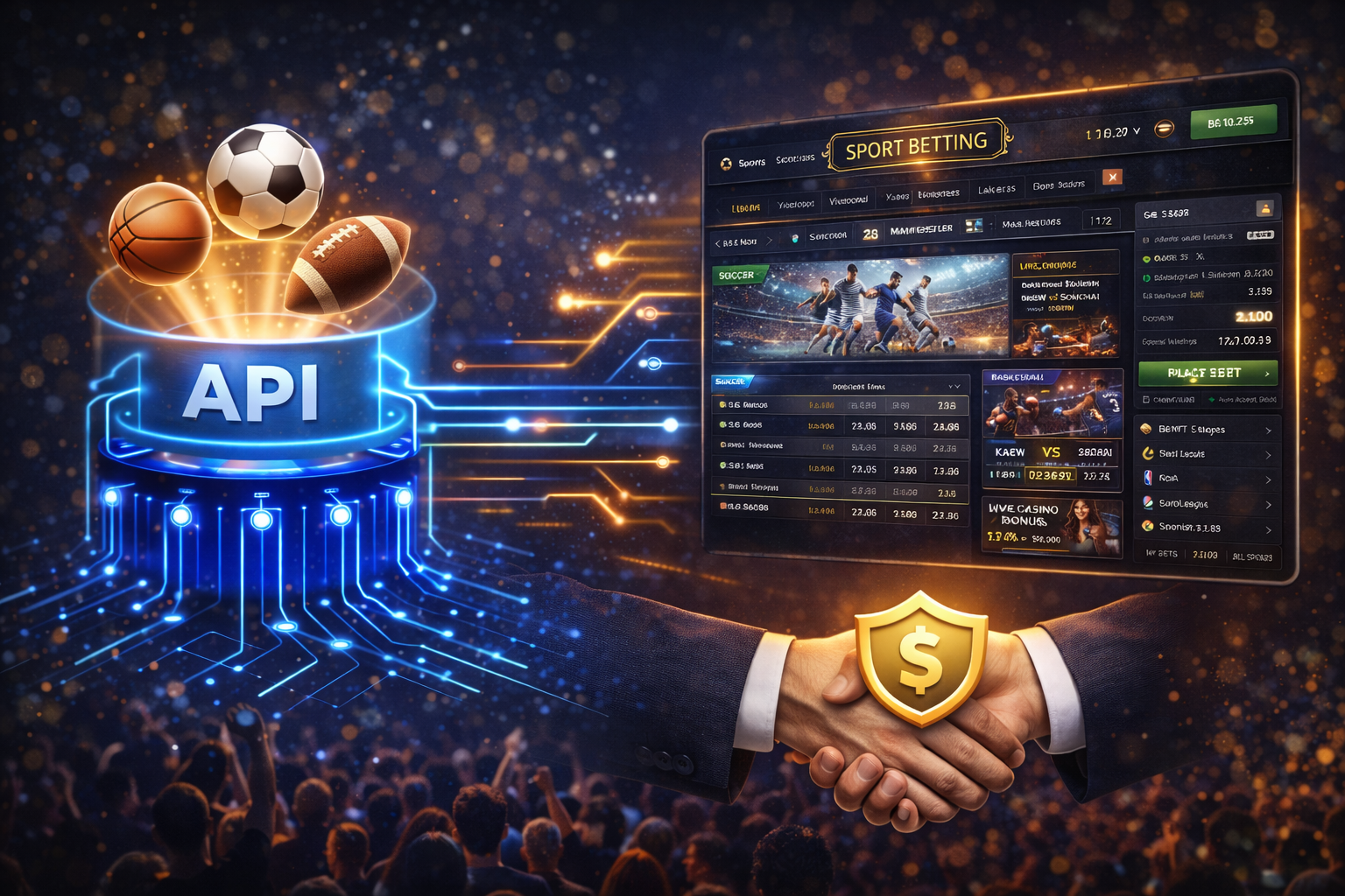 บริการรับทำเว็บพนันพร้อมระบบ API กีฬาครบวงจร